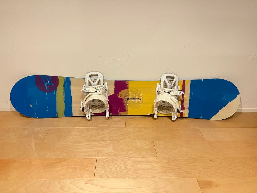 スノーボード、ビンディング、ブーツ、ケース4点セット