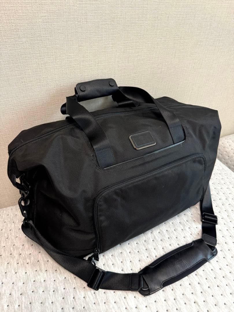 TUMI アルファ3 ダッフル ボストンバッグ 黒 ダブルエクスパンション