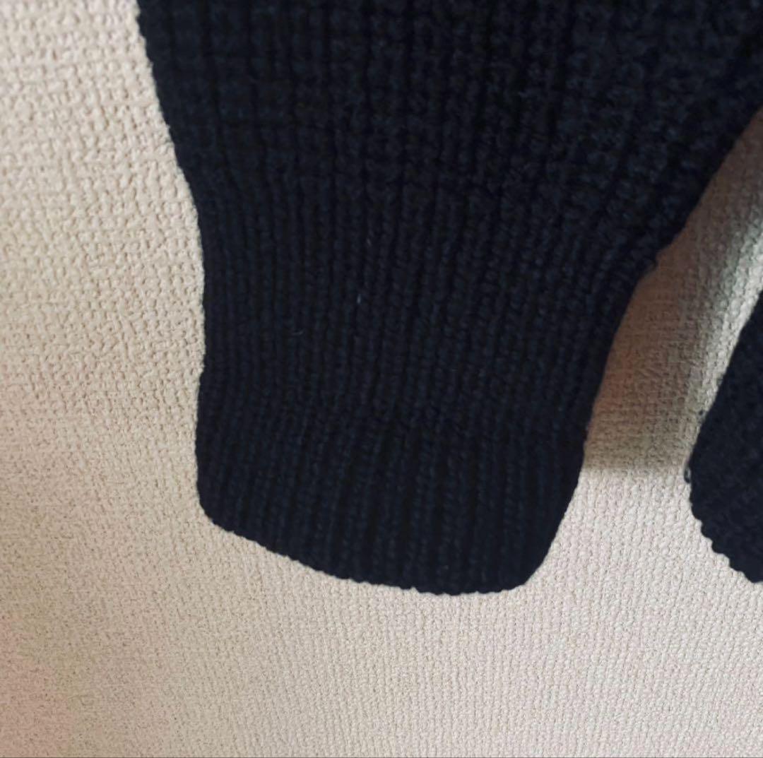 yohji yamamoto pour homme カーディガン　厚手　黒　3