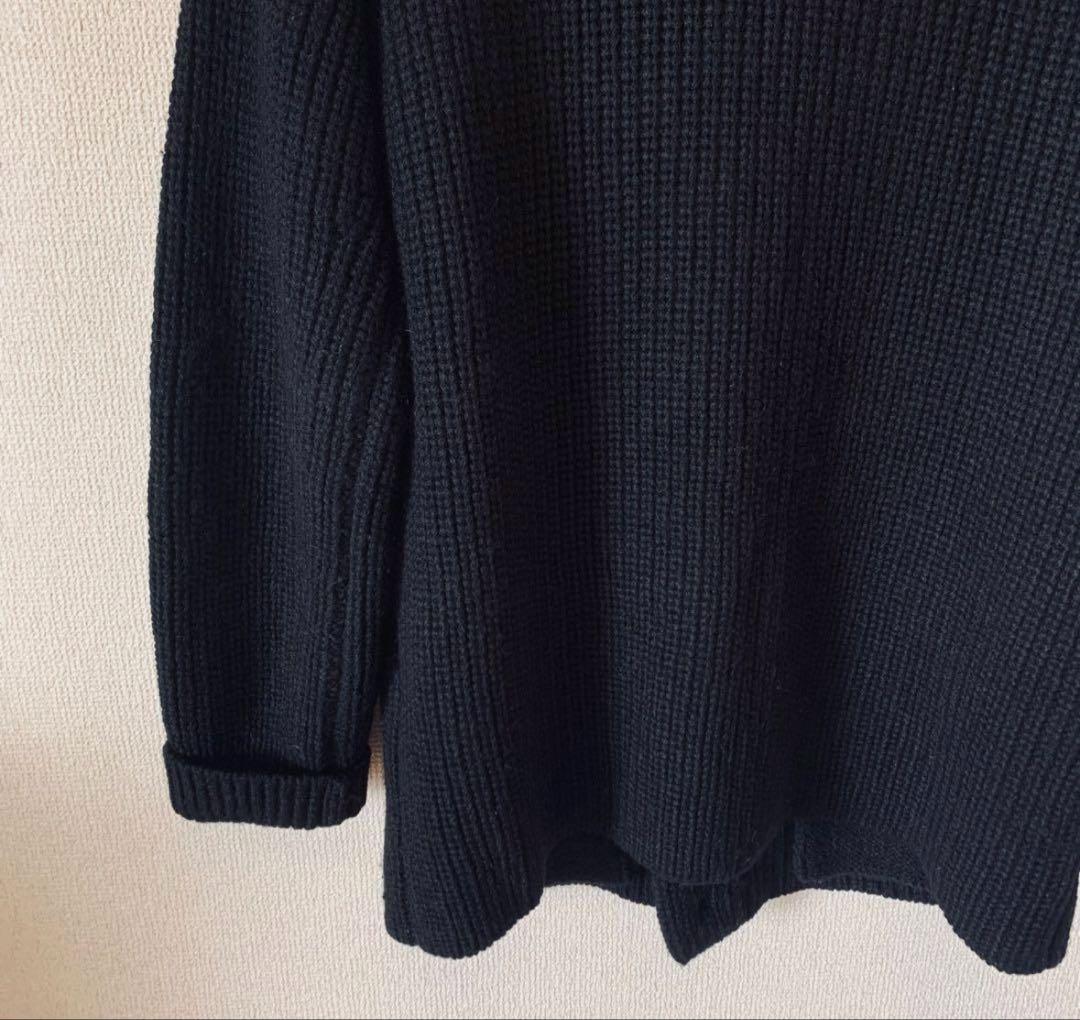 yohji yamamoto pour homme カーディガン　厚手　黒　3