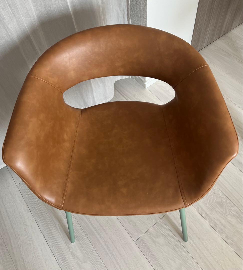 【rai】ノーチェ NOCE チェアF835-Fキャメル