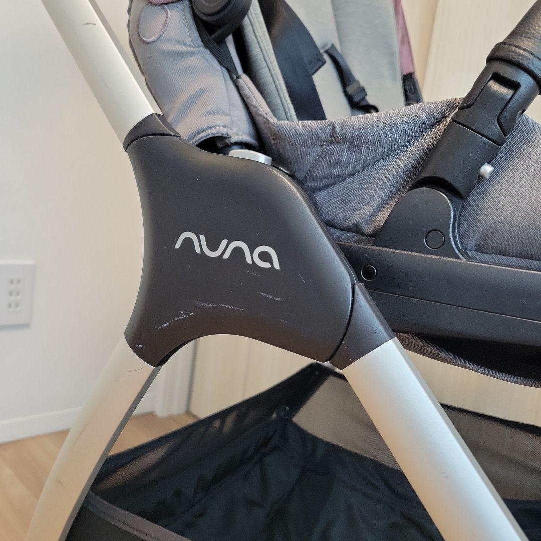 NUNA ベビーカー グレー/パープル