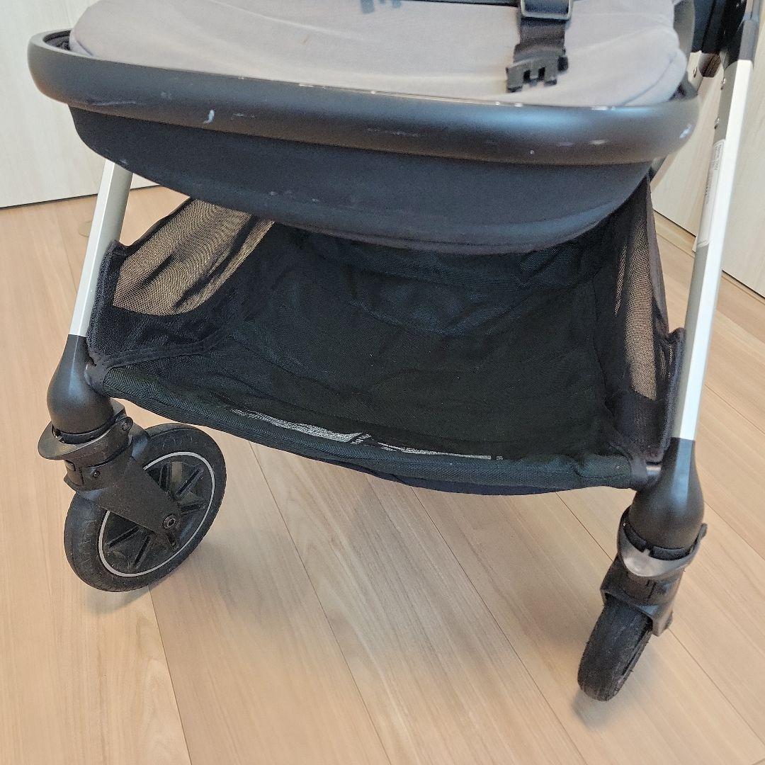 NUNA ベビーカー グレー/パープル