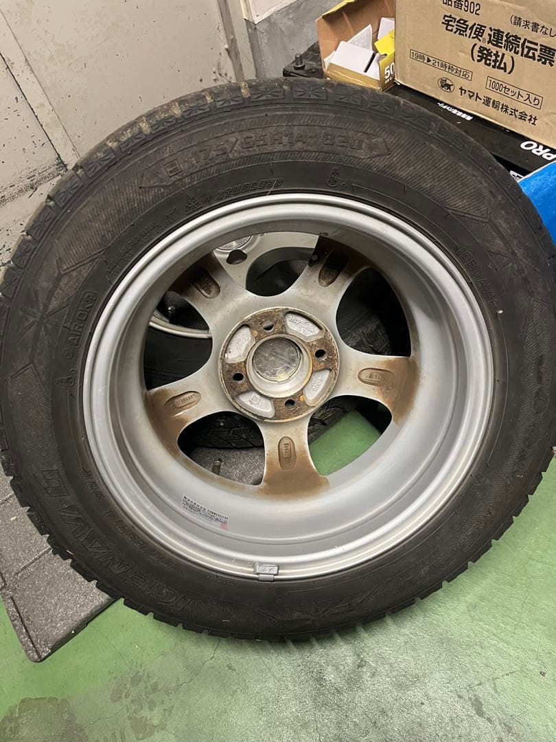 GOODYEAR ICE NAVI 14インチスタッドレスタイヤホイールセット