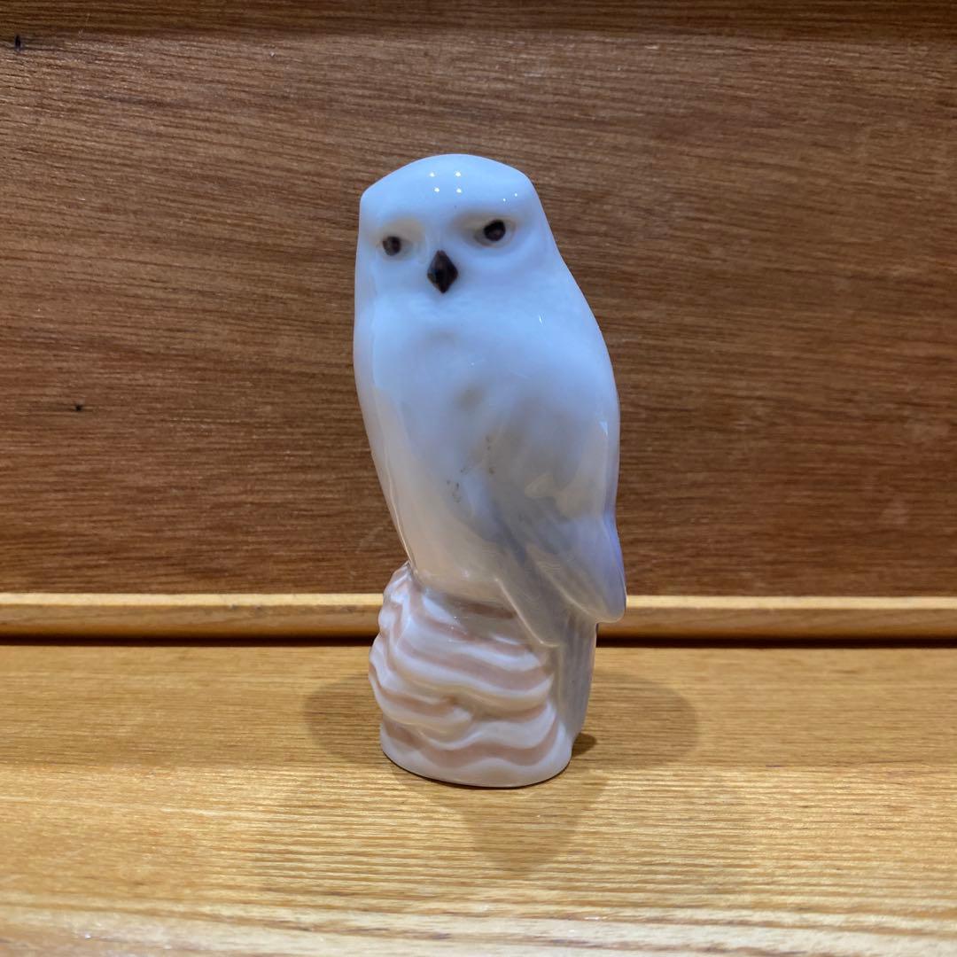 ★美品・幸運のホクロ★ ロイヤルコペンハーゲン置物　フィギュリン　フクロウ