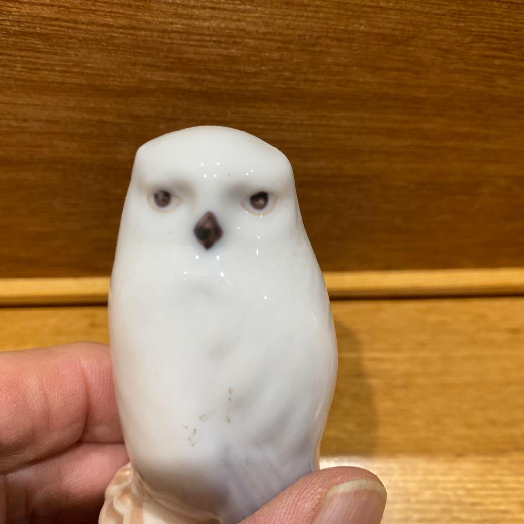 ★美品・幸運のホクロ★ ロイヤルコペンハーゲン置物　フィギュリン　フクロウ