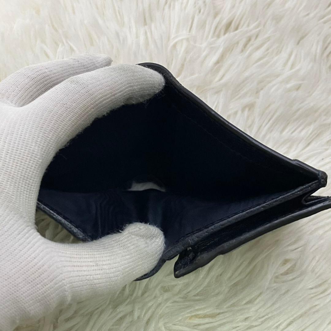 極美品　グッチ　オフィディア　折財布　GGマーモント　スプリーム　ネイビー