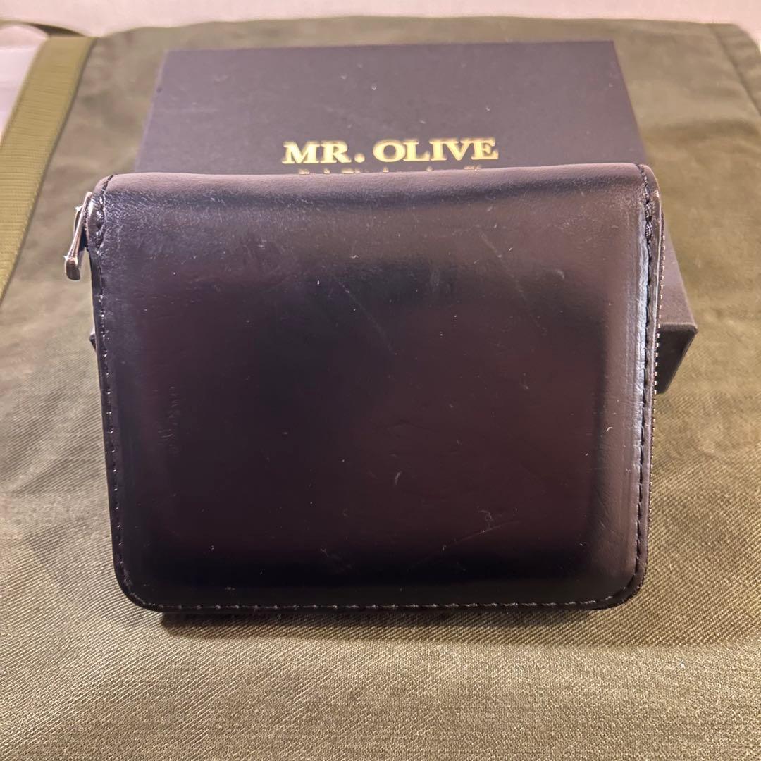 MR.OLIVE，ミスターオリーブ　コンパクトウォレット ブラック