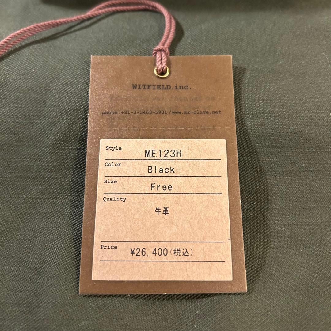 MR.OLIVE，ミスターオリーブ　コンパクトウォレット ブラック