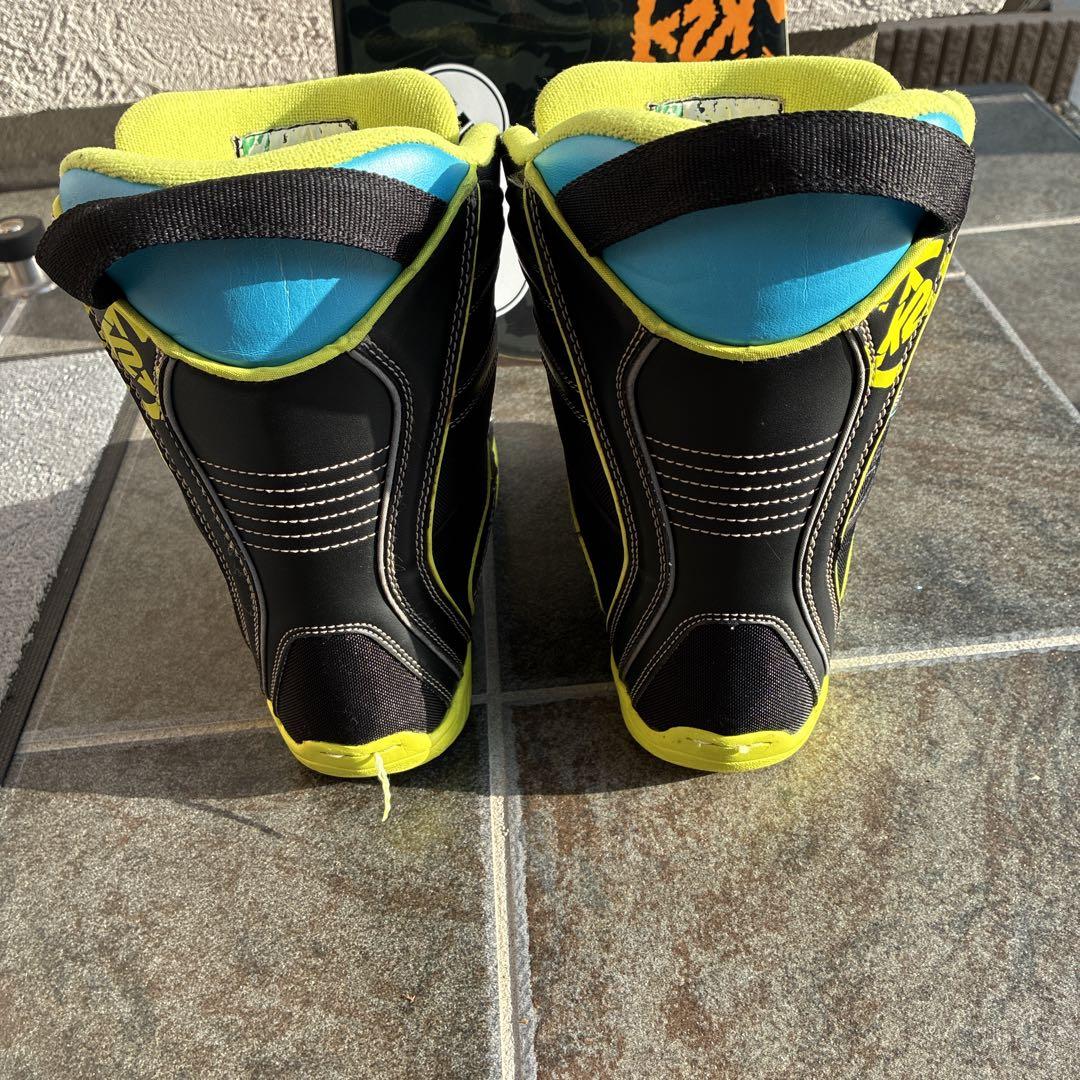 k2 MINI TURBO 110 キッズスノーボード板三点セットブーツ21cm