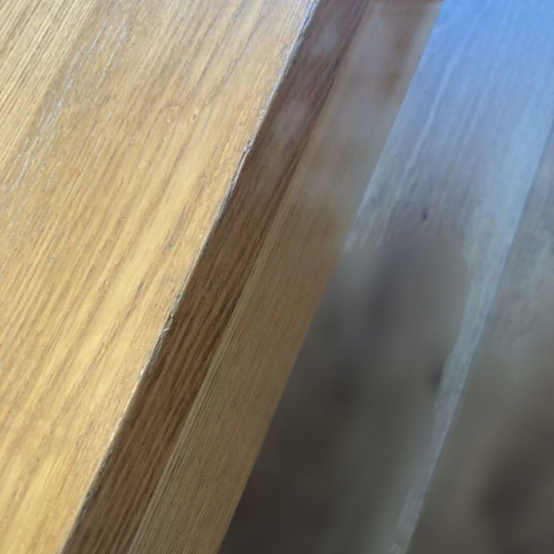 無印良品 ナチュラルウッド テーブル 引き出し付き