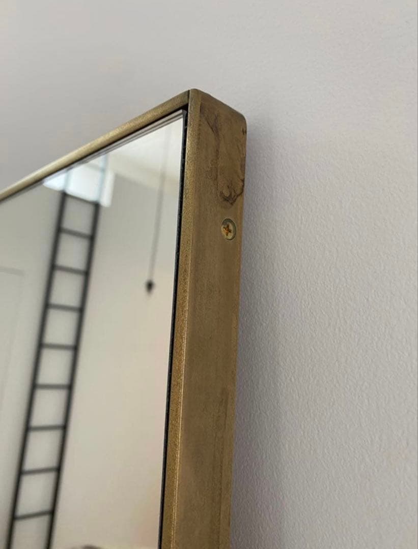 Blass frame mirror 真鍮フレーム 全身鏡