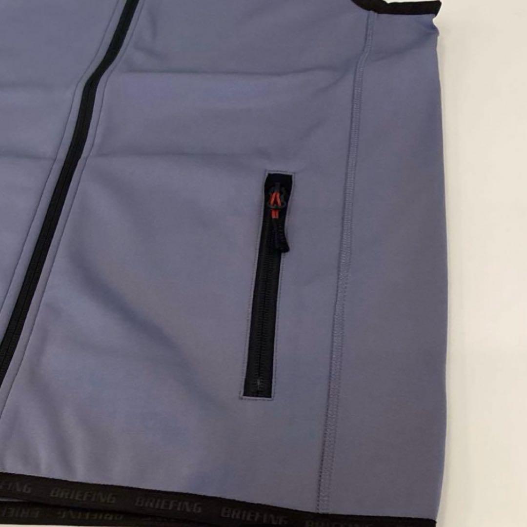 BRIEFING　正規品　MENS 3D LOGO VEST グレーM