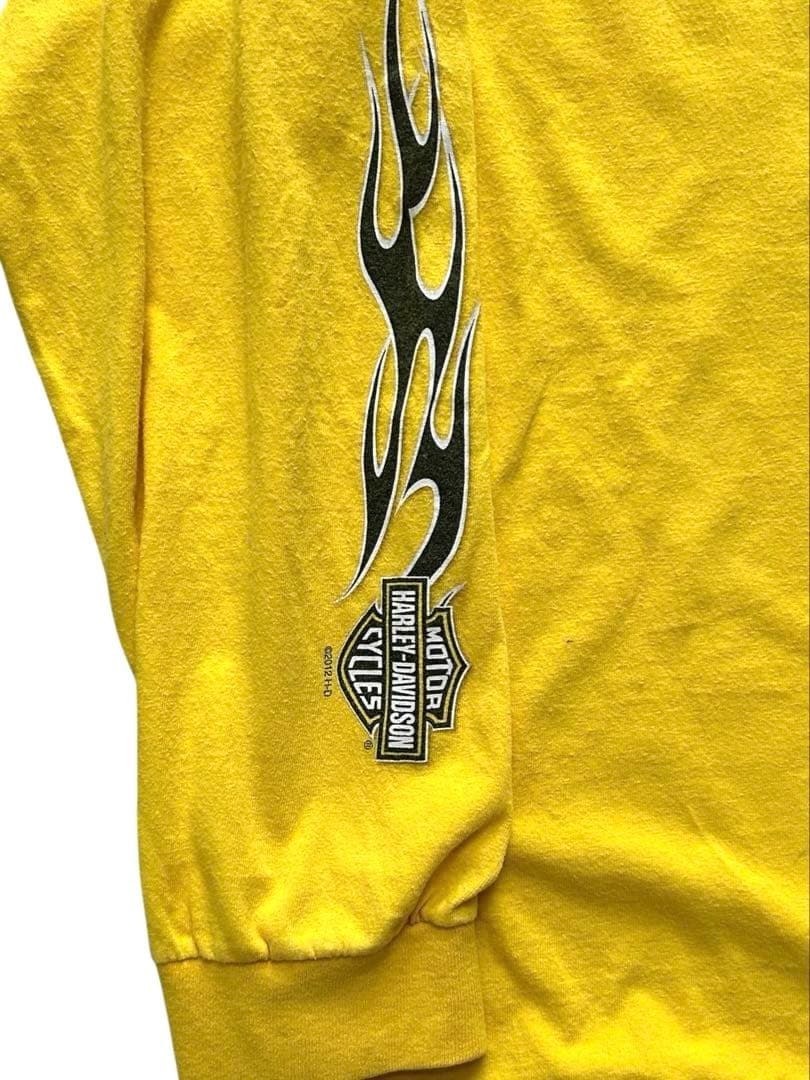 t*t様 Harley-Davidson ロンT XL フレイム柄 レアカラー