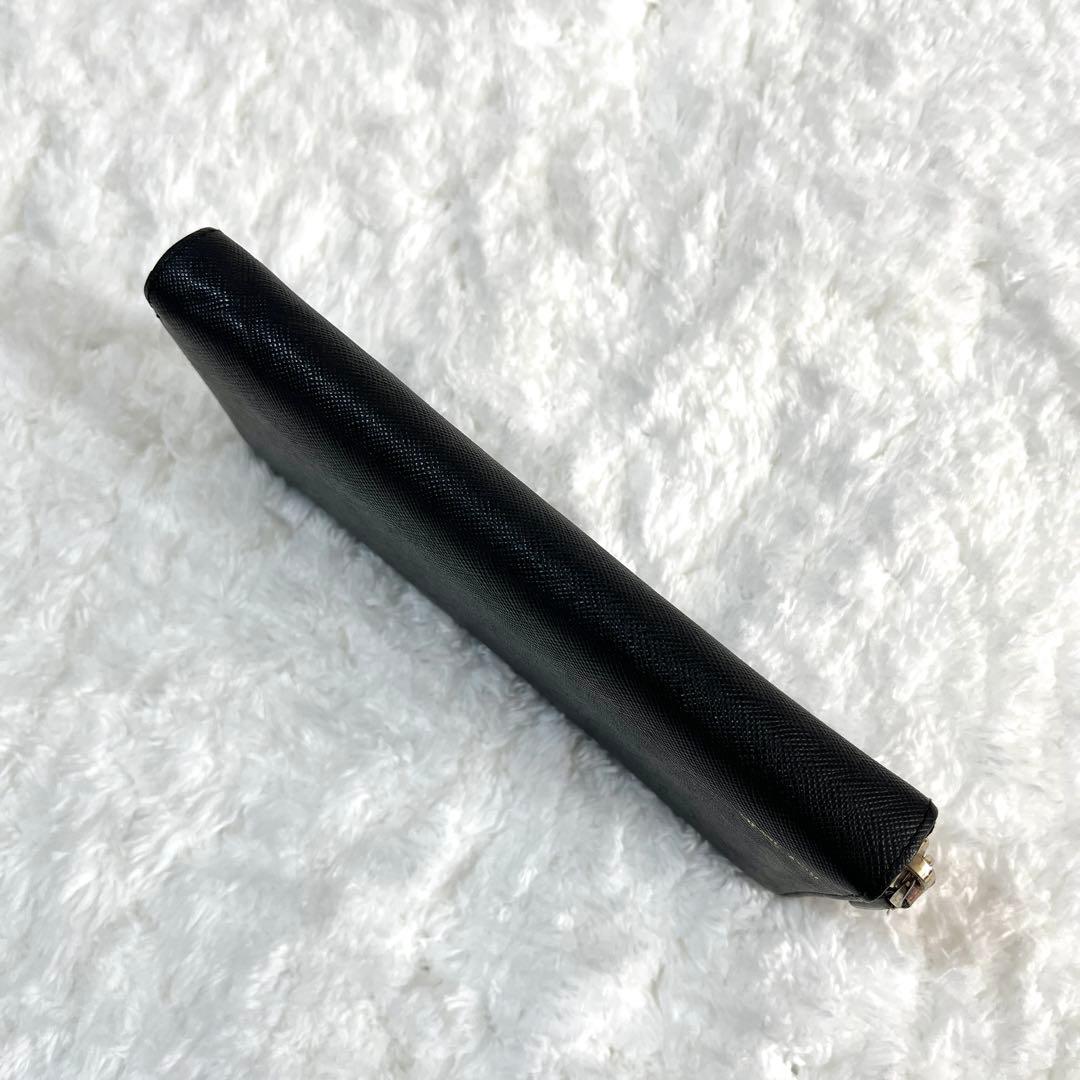 ポールスミス 長財布 ジップストローグレイン2 ブラック