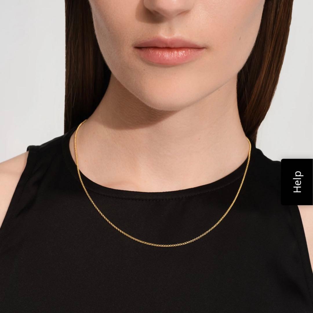 アクセサリー TOMWOOD Curb Chain Slim Gold 20.5 inches