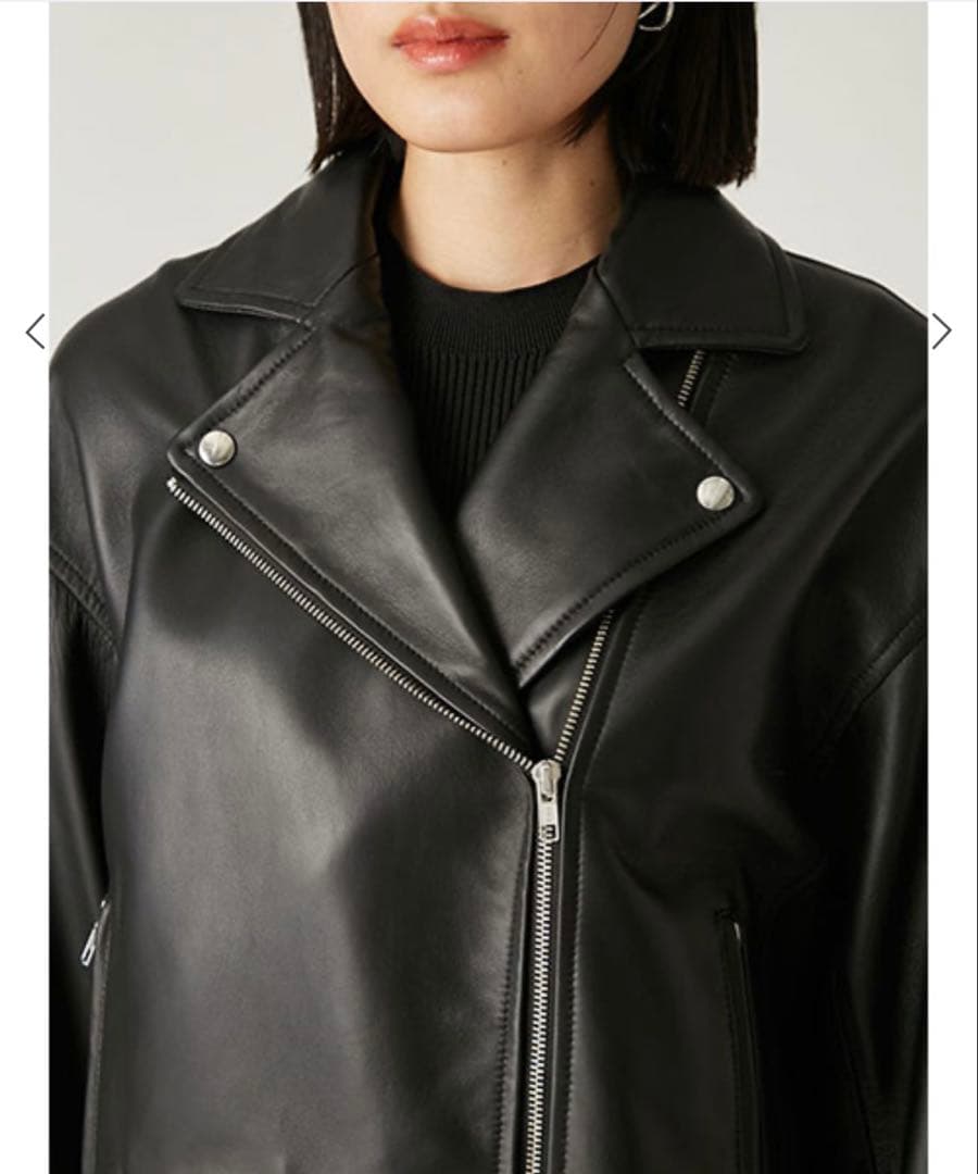 今期新作　フレイアイディー　ラムレザーライダースジャケット