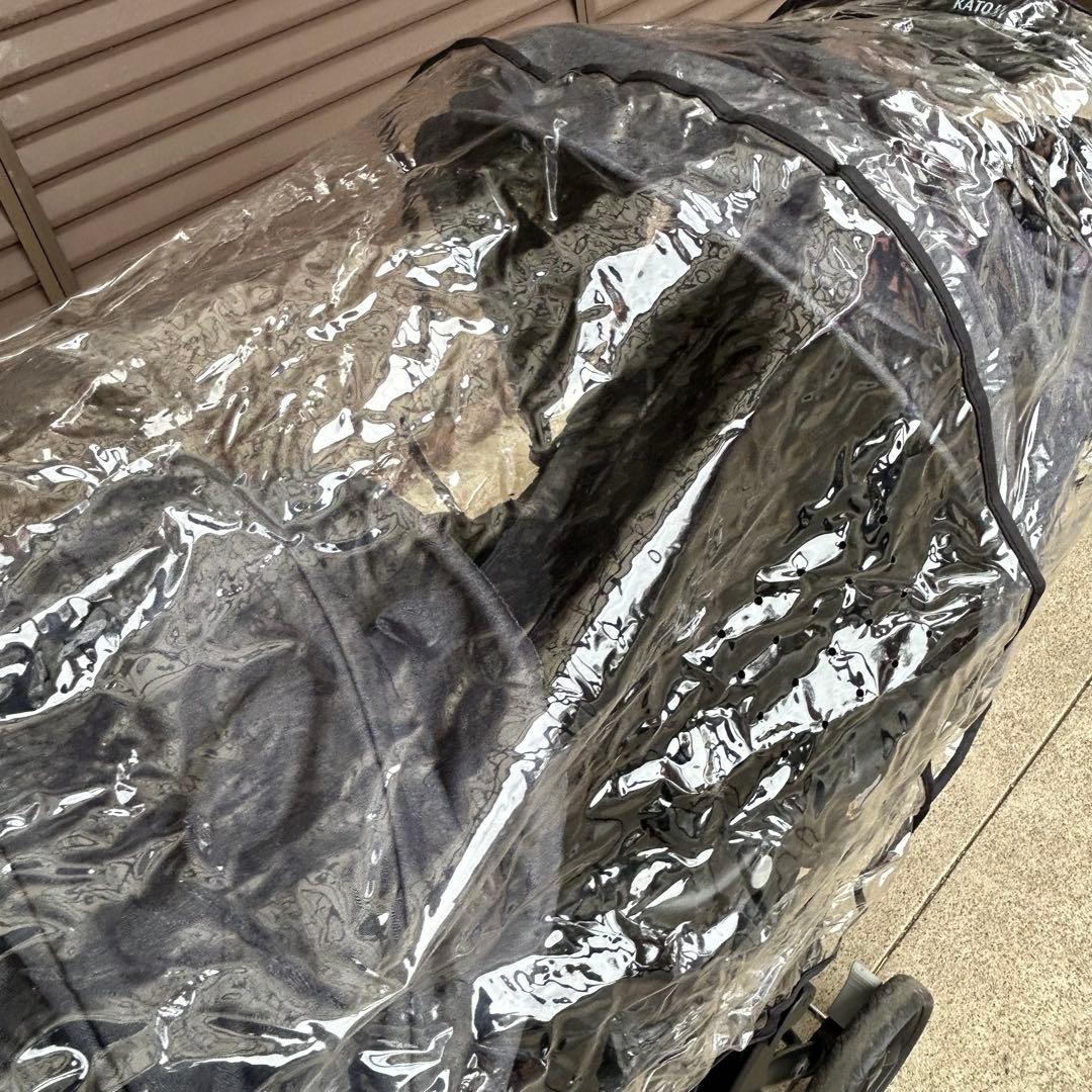 2人でゴーDX KATOJI　カトージ　ベビーカー　デニム　2人乗り用