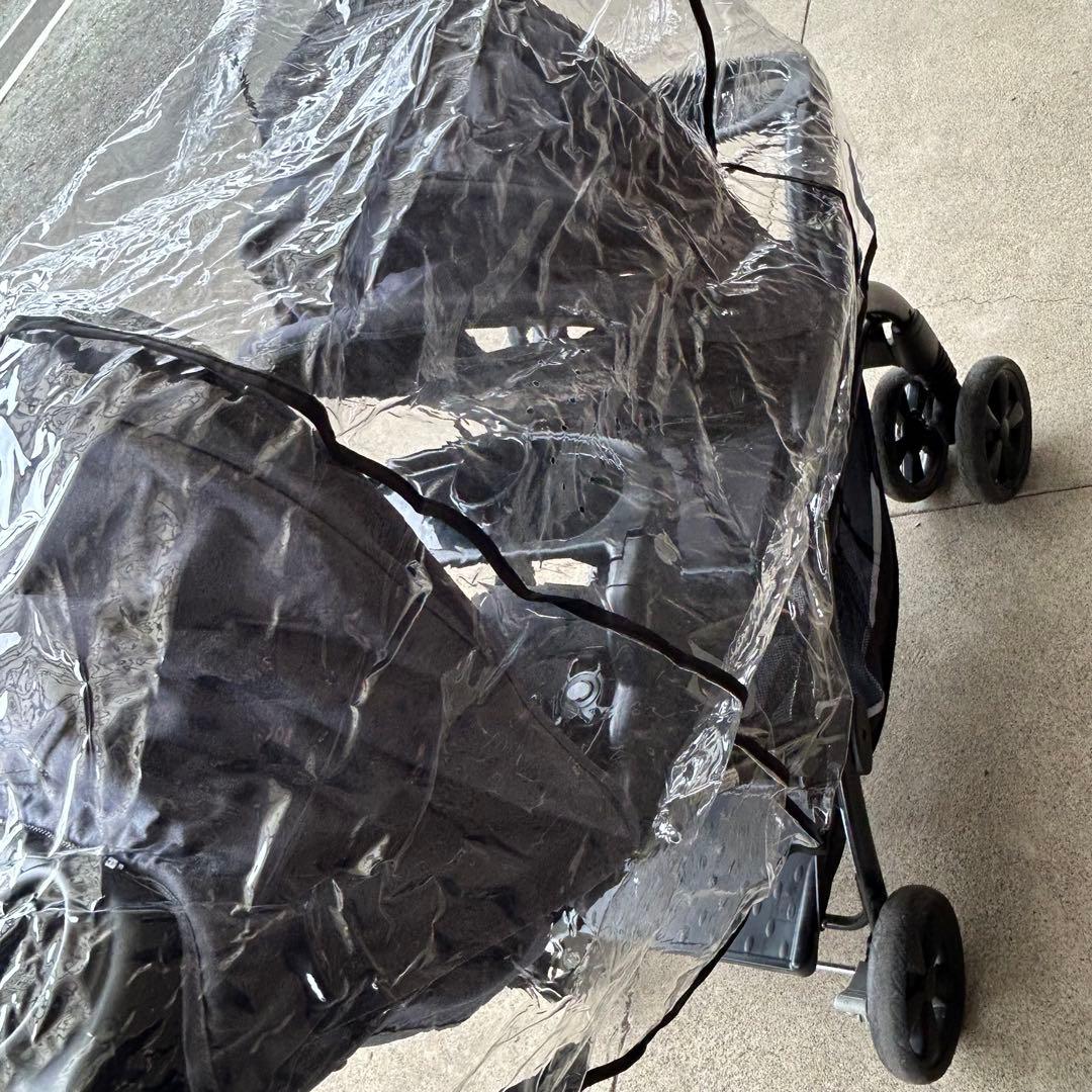 2人でゴーDX KATOJI　カトージ　ベビーカー　デニム　2人乗り用