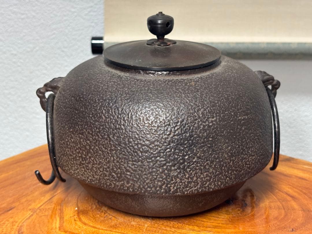 龍面風炉 龍面釜 野々田炭型電熱機 一式 野々田商器 茶道具