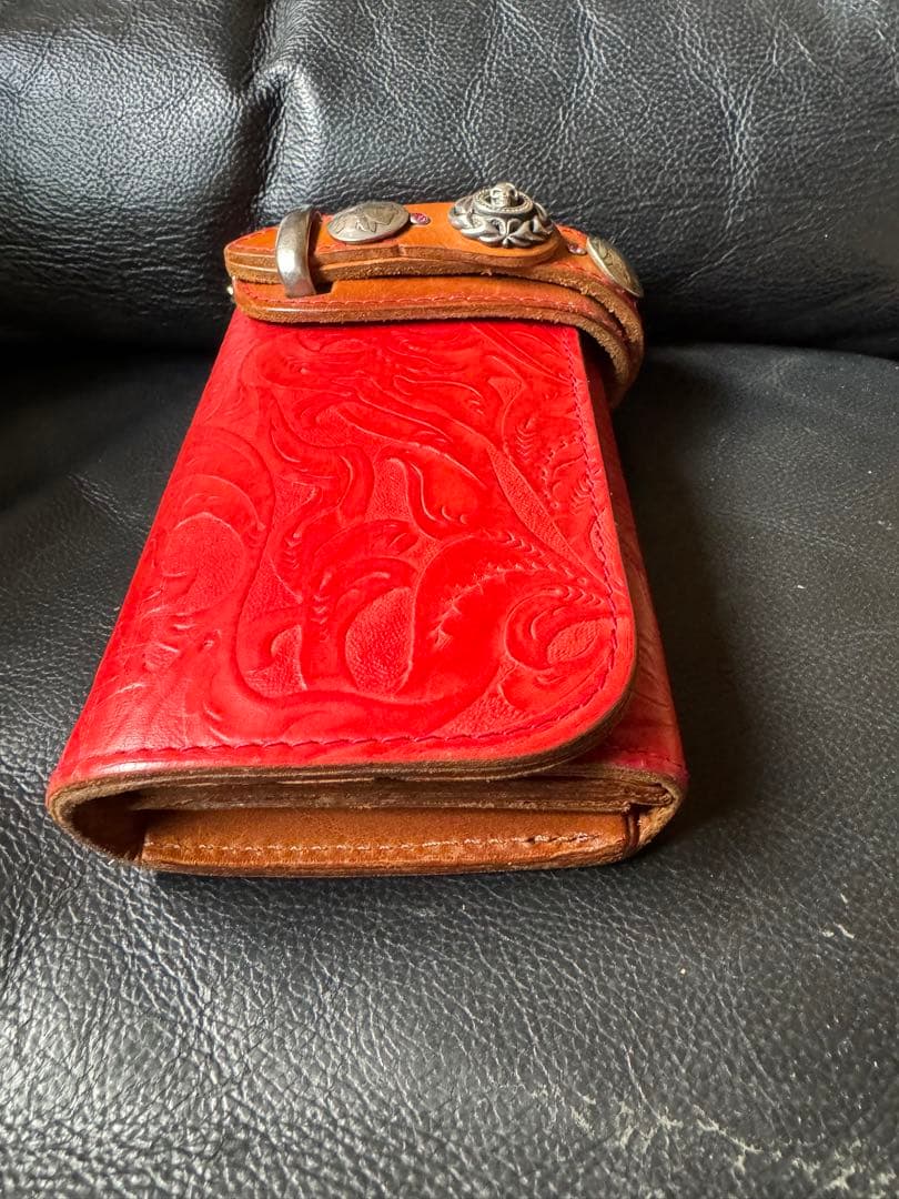 アルズニ　長財布　ペイズリー　ライダース美品　本日の昼迄