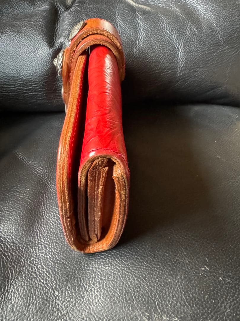 アルズニ　長財布　ペイズリー　ライダース美品　本日の昼迄