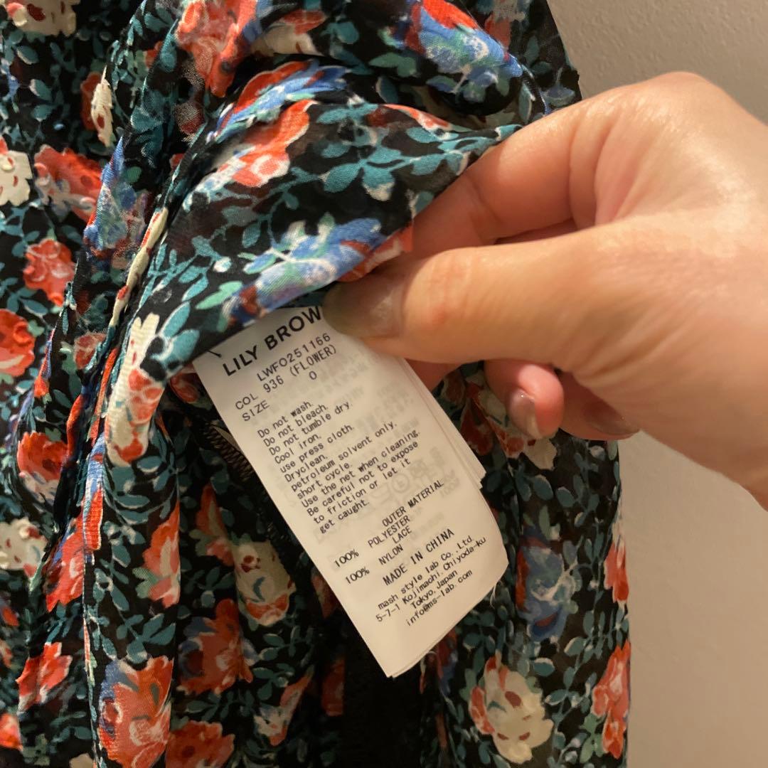 Lily Brown x ANNA SUI バリエ柄ワンピース サイズ0