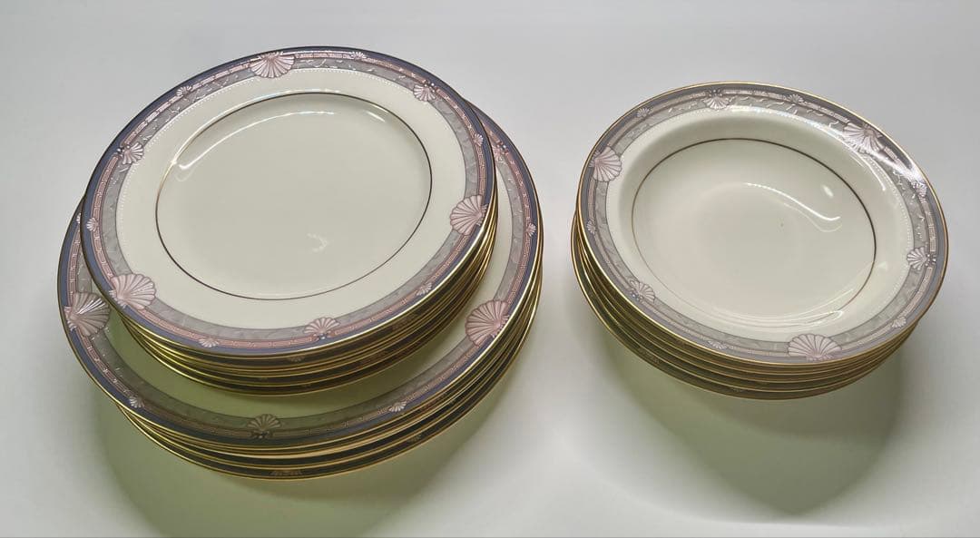 Noritake ノリタケ　スタンフォードコートデザート 3種15枚