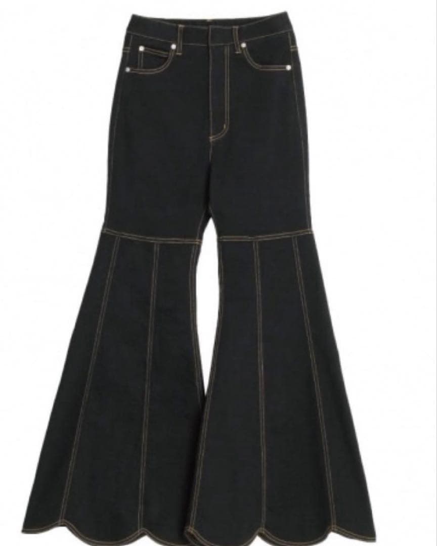 マリークワント パメオポーズ Daisy Petal Denim Pants