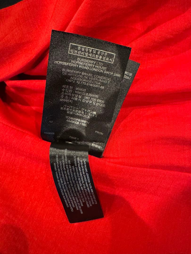 BURBERRY バーバリー ウール 金ボタン ナポレオン コート 46