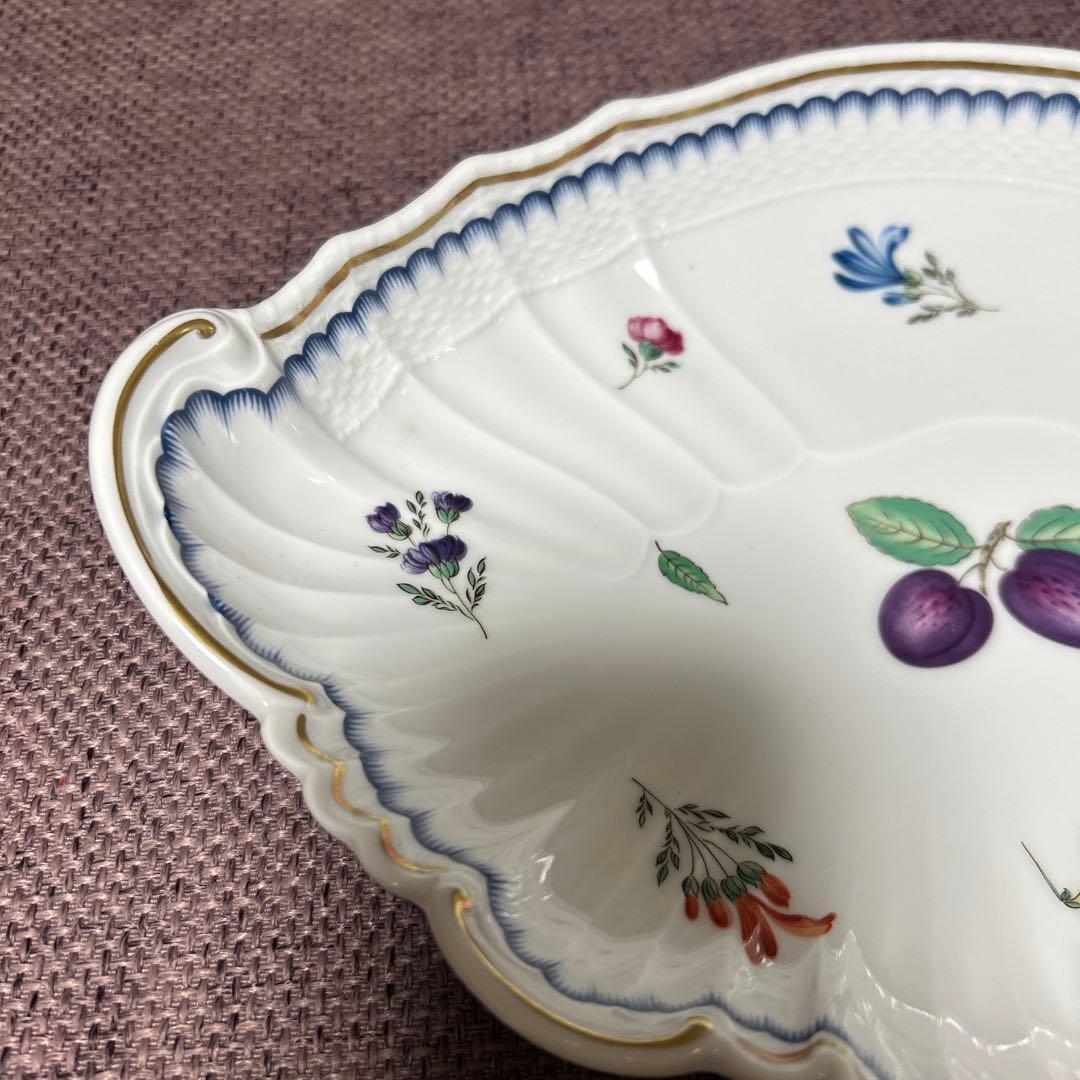 リチャードジノリ白磁皿 菓子入れ