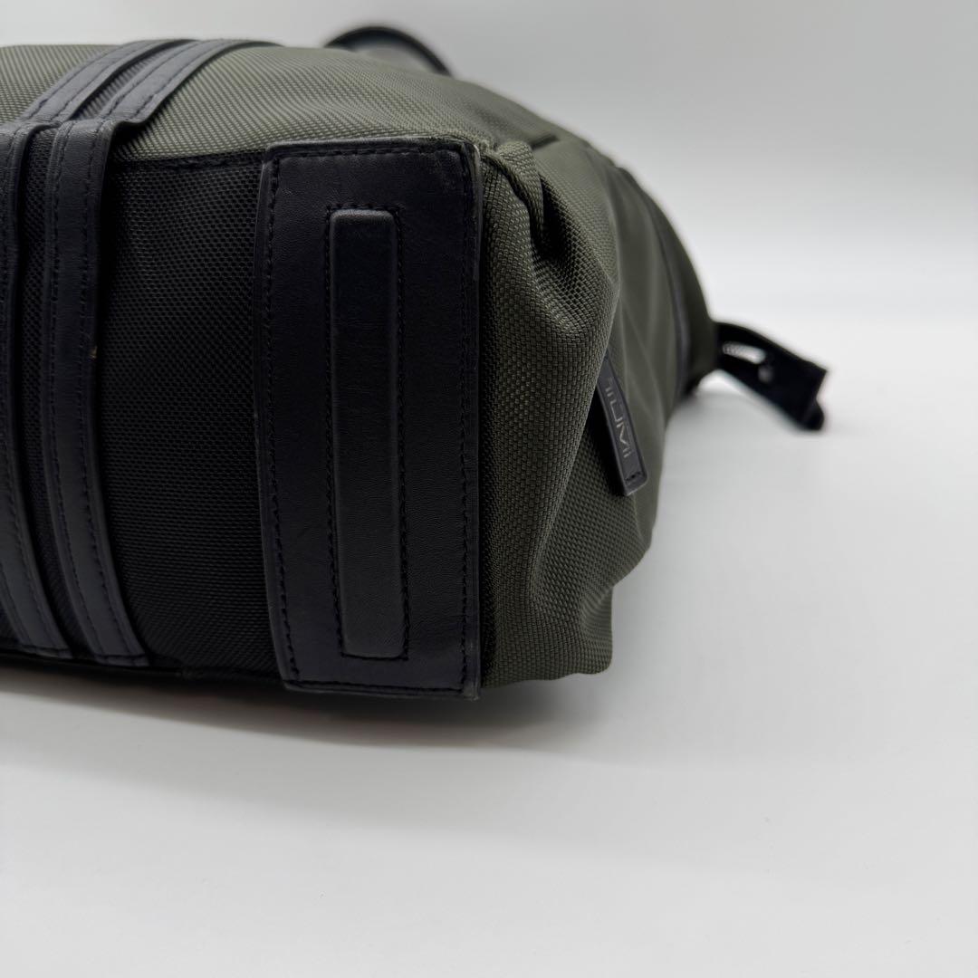 【良品】TUMI 日本限定 トートバッグ JARVIS カーキ 肩掛け トゥミ