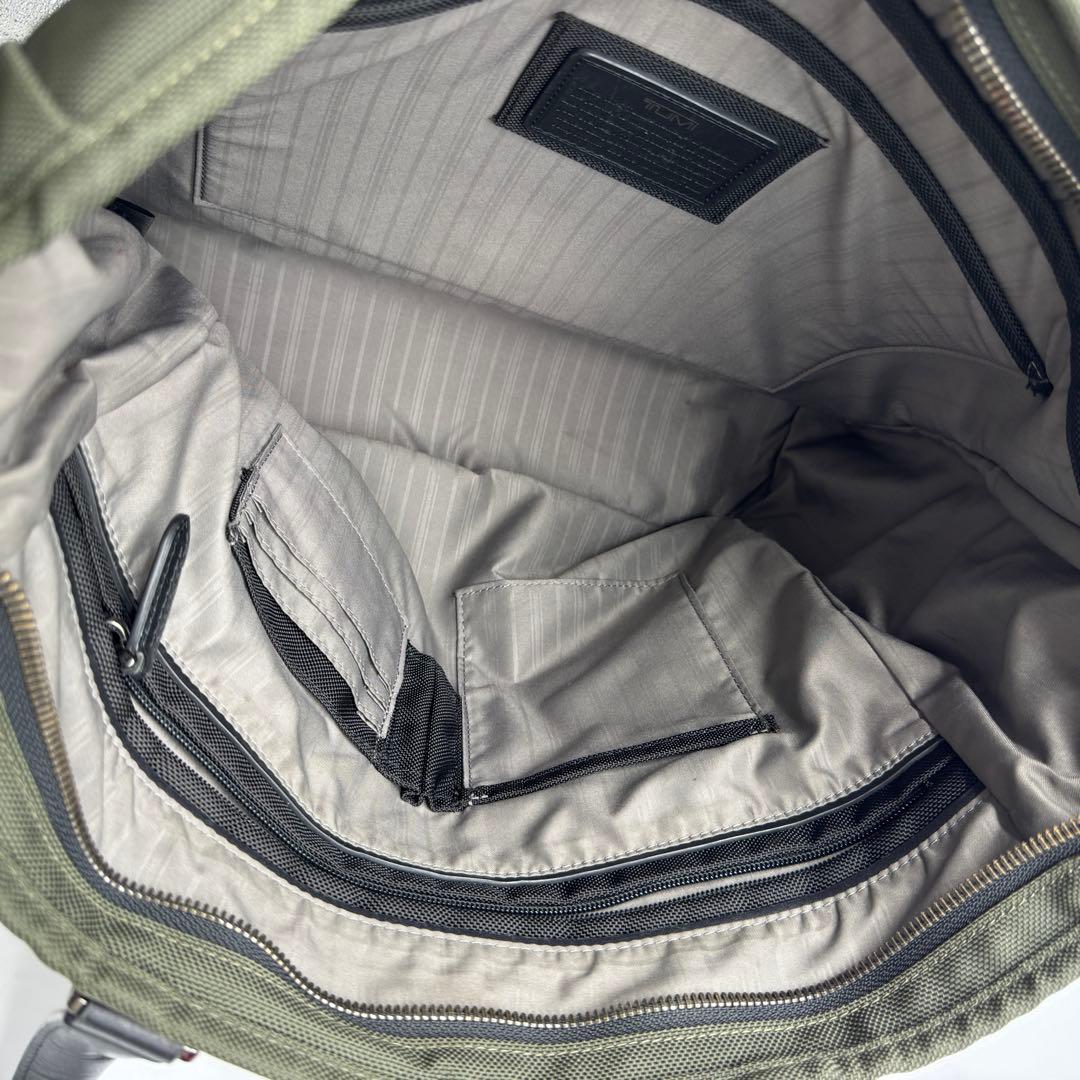 【良品】TUMI 日本限定 トートバッグ JARVIS カーキ 肩掛け トゥミ