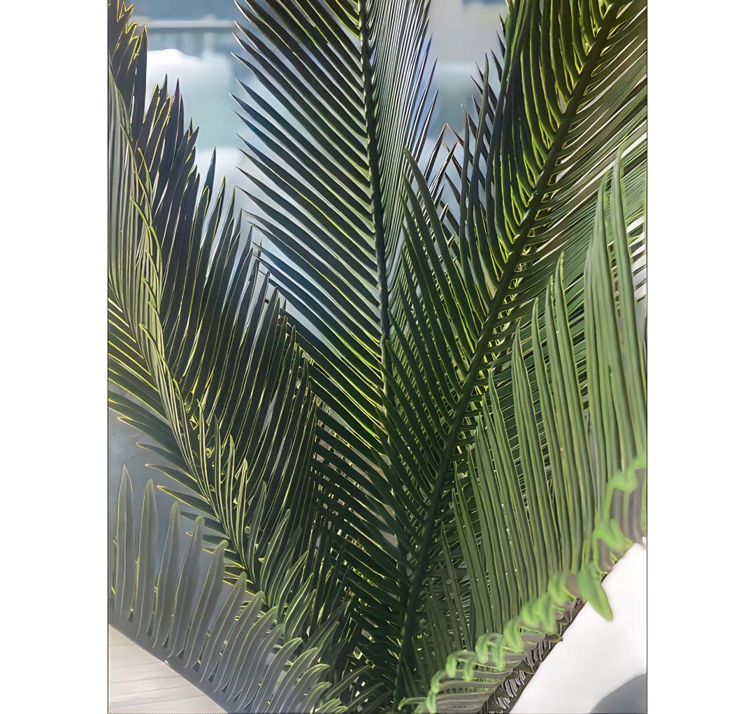 光触媒　人工観葉植物　ウォールグリーン　フェイクグリーン　花器付アレカヤシ100