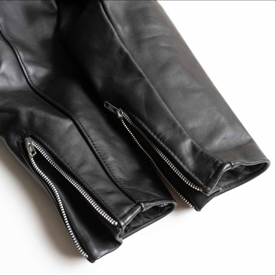 【美品】schott641 シングルライダース　42