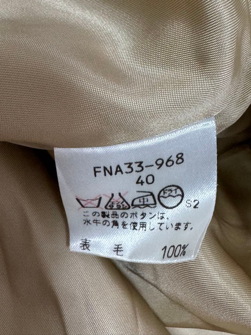 バーバリー　ロンドン ダッフルコート ヘリンボーン ノバチェック 牛革 キャメル