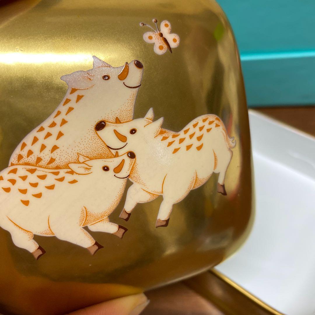 再値下【レア】ティファニー　金彩　box