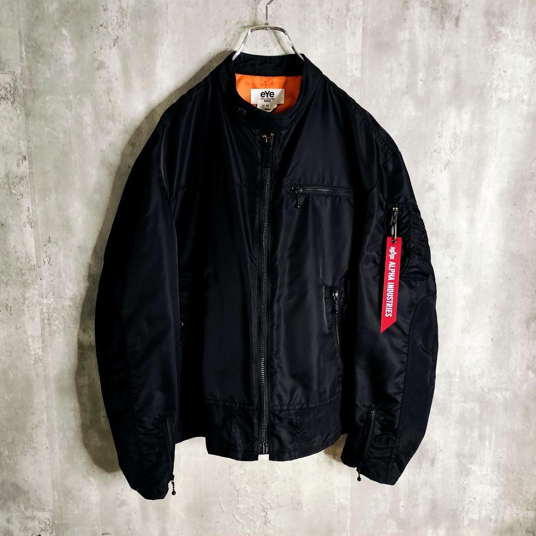 25SS★ジュンヤワタナベマン アルファインダストリーズ MA-1 ライダース