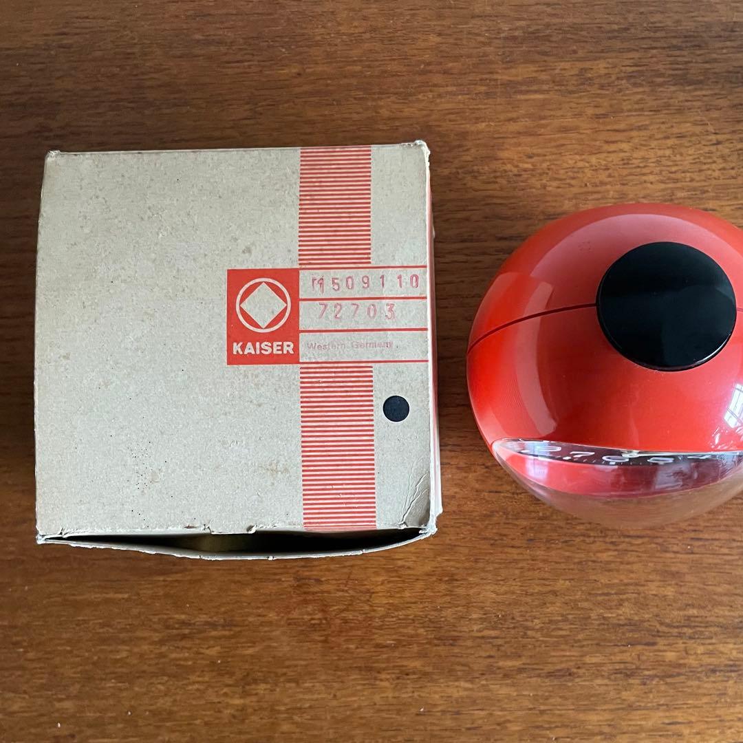 レトロポップ置き時計　1970年代