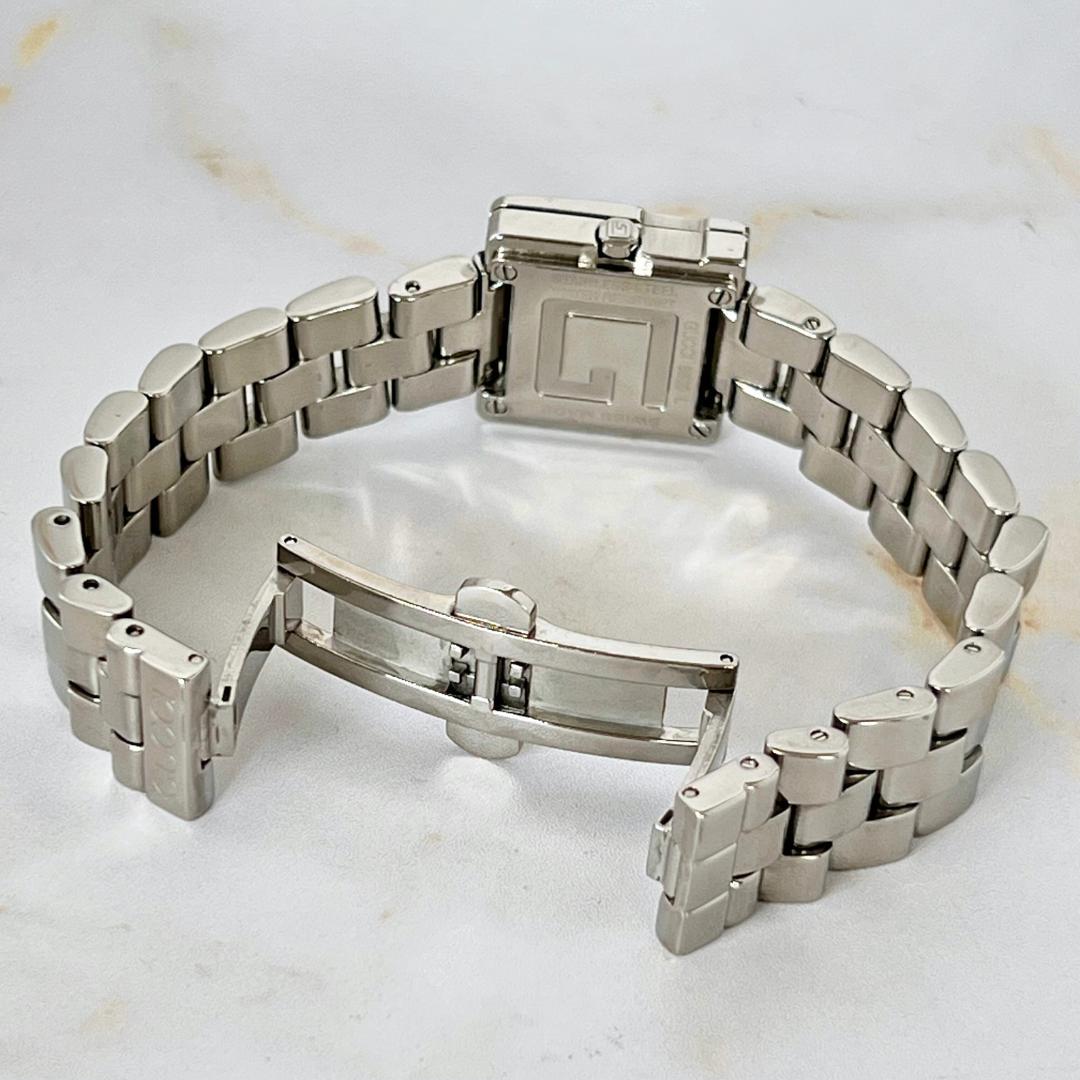 【稼働品】グッチ GUCCI 3600L Gフェイス スクエア レディース腕時計