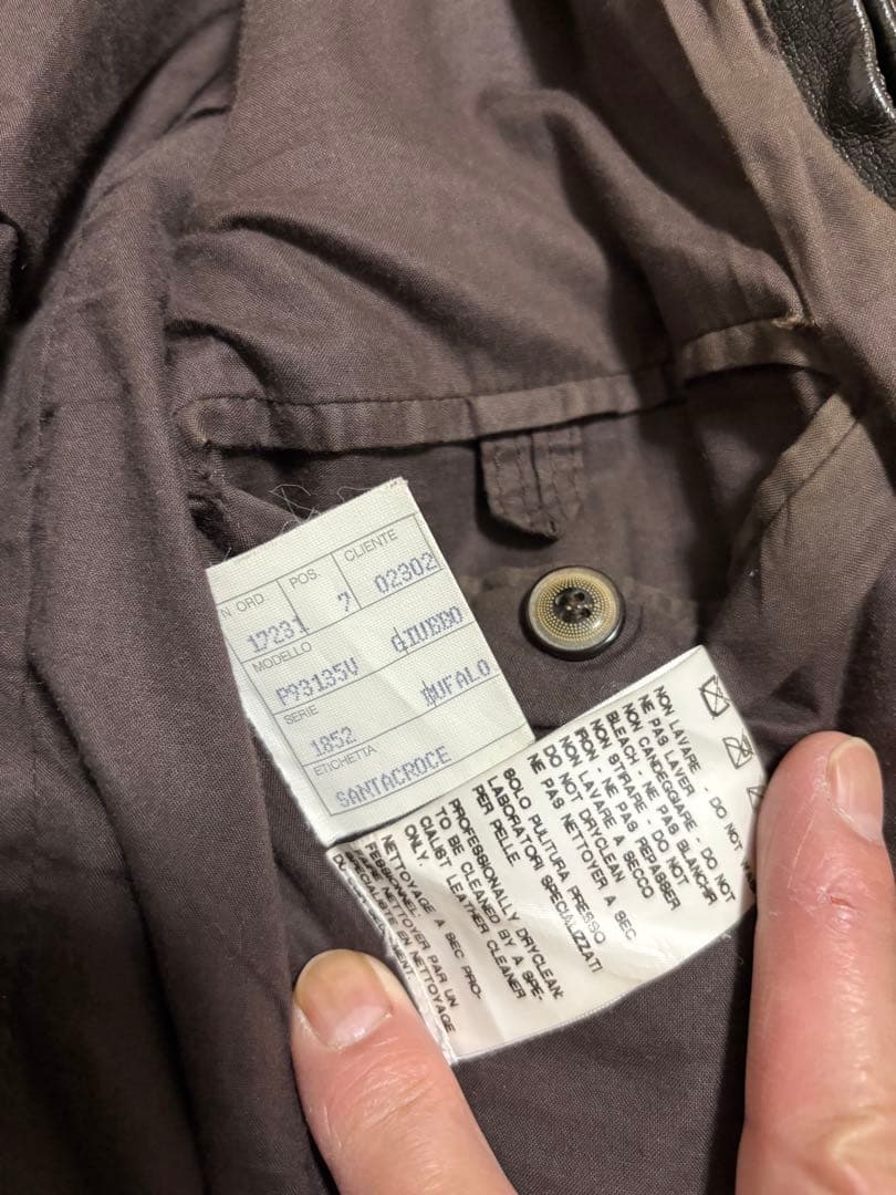 サンタクローチェレザーライダースジャケット