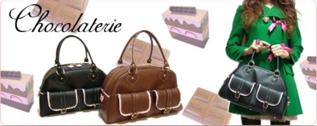 コケティッシュティアラ　ハートボストンバッグ（未使用品）日本製　合皮