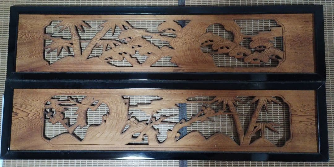 欄間。松竹梅！