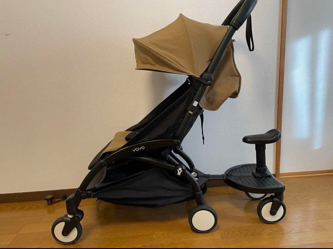 （値下げ可）＊付属品多数有り　Yoyo ベビーカー バギー ベージュ