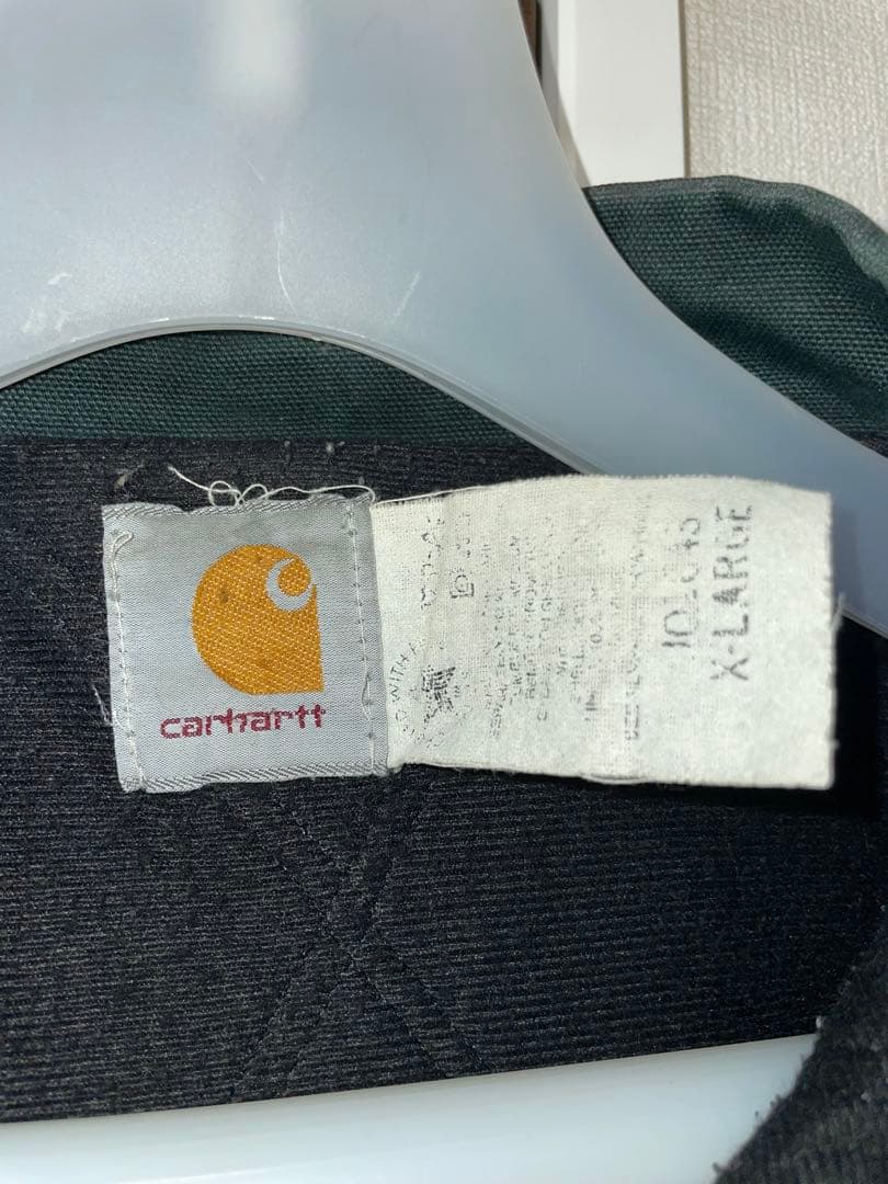 【一点物クラス】Carhartt ダックジャケット ダークグリーン XL