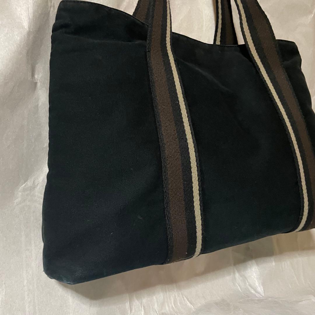 HERMES エルメス トロカホリゾンタルMM キャンバス トートバッグ
