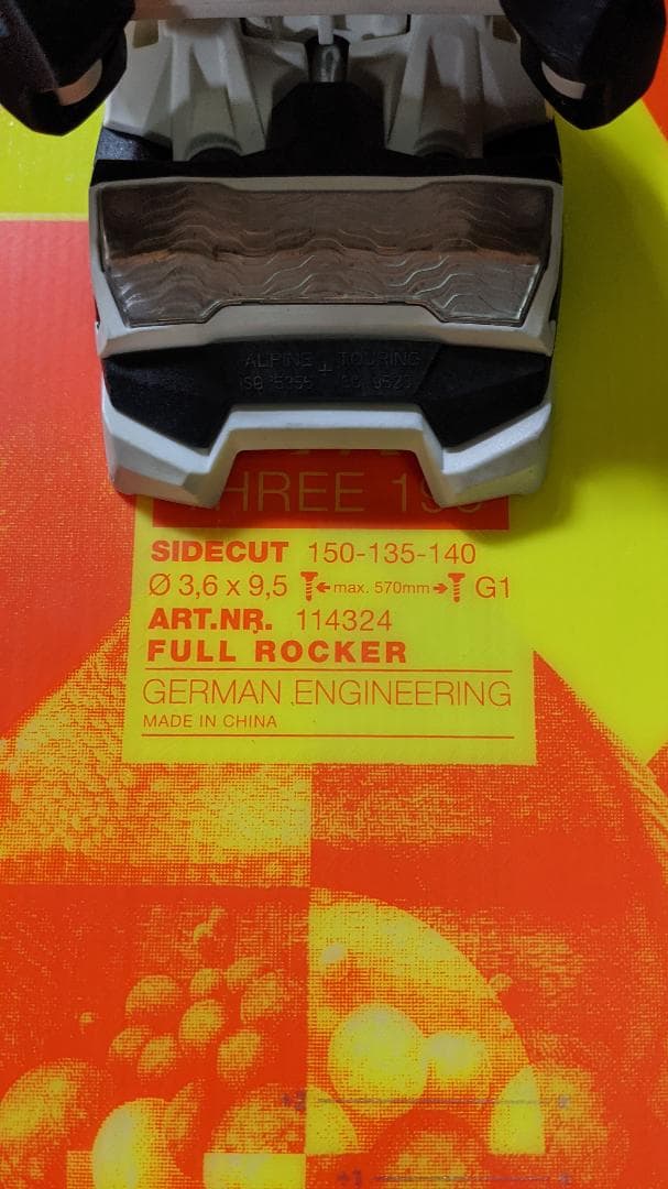 スキー 196 VOLKL Three 3 + Marker Griffon