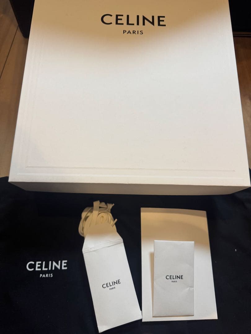 CELINE ブロックスニーカーウェッジアウトソール 厚底 スニーカー 37cm