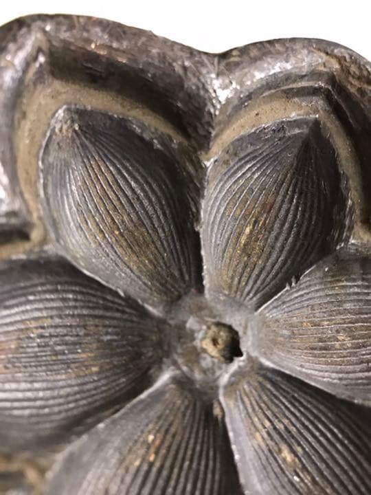 #B 古美術　骨董　鉄製　文鎮　レザークラフトの型