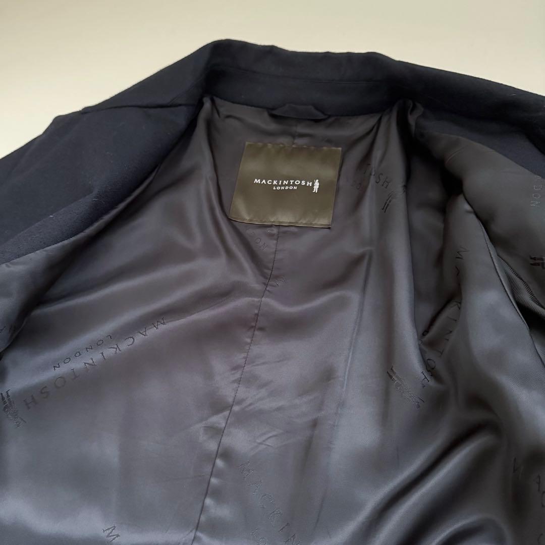 マッキントッシュロンドン ステンカラーコート ウール